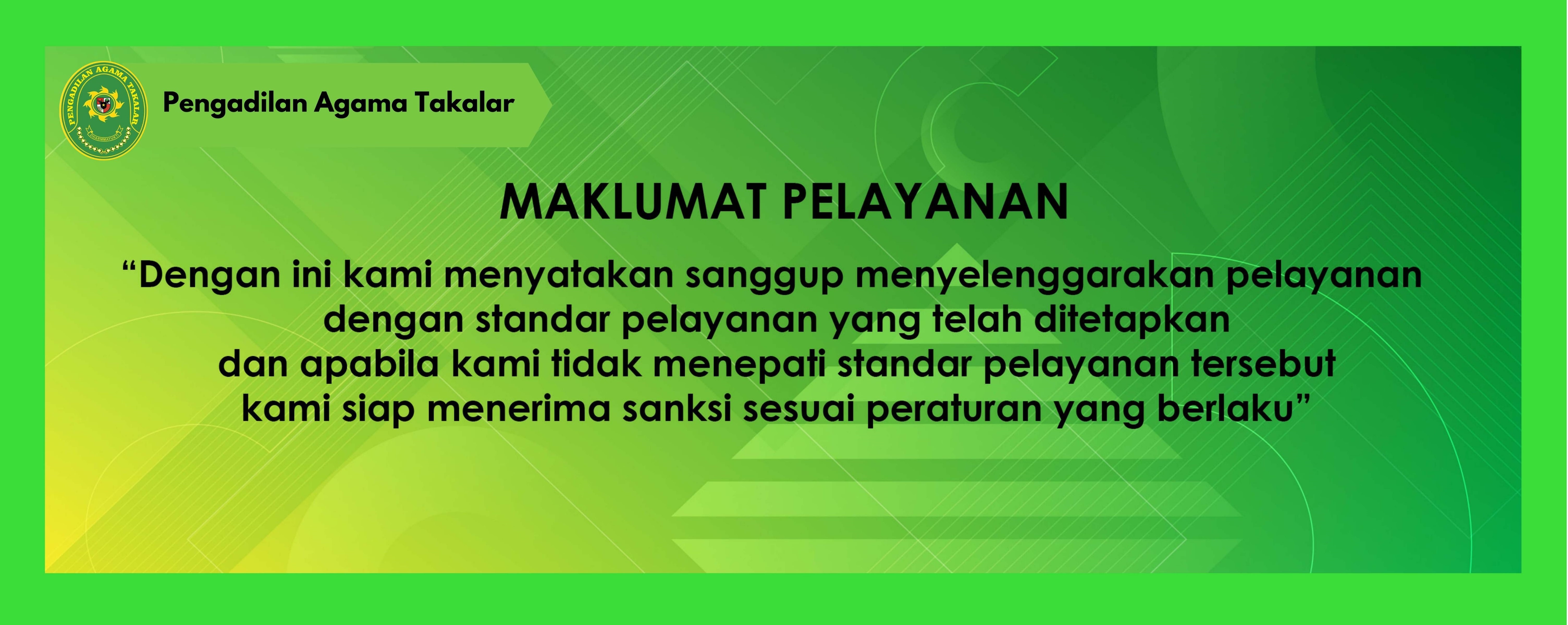 Maklumat Pelayanan